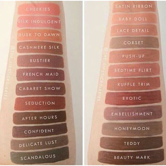 nyx lingerie lip