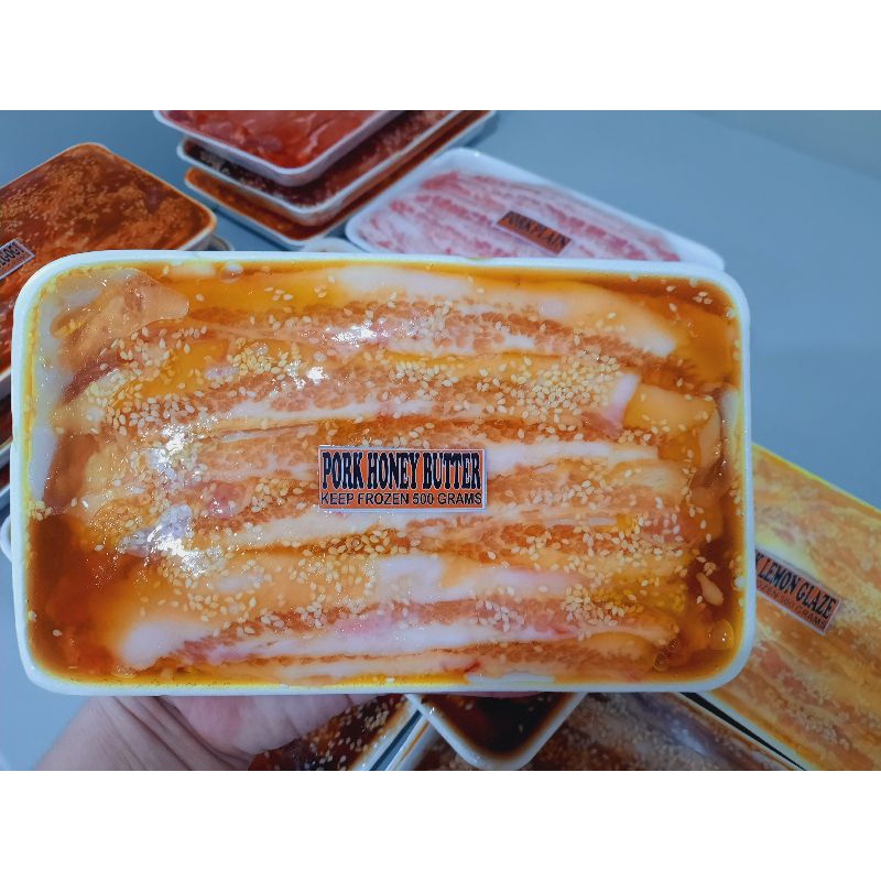 ReadyToCook Korean Pork Samgyupsal Marinated Meats presyo ₱160