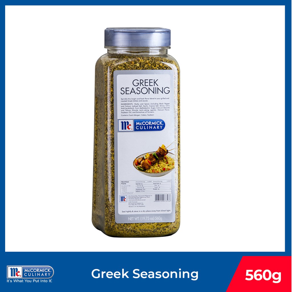 McCormick Greek Seasoning 560g Shopee Philippines