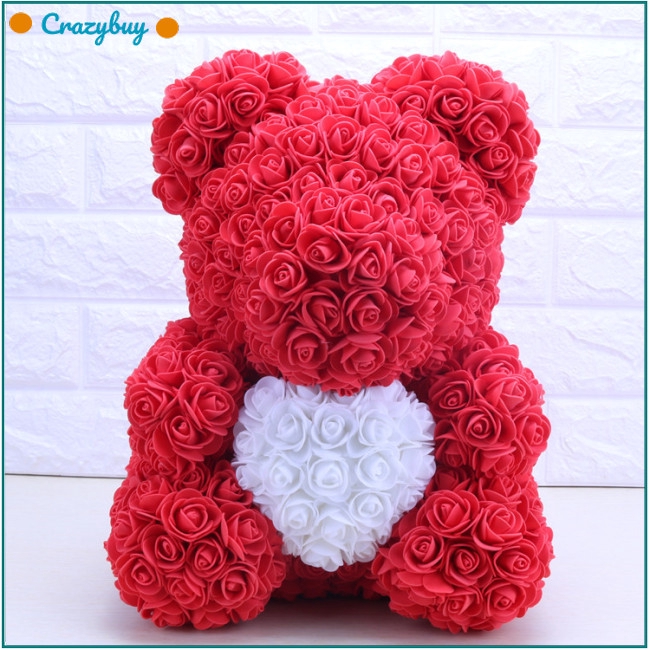 tiffany blue rose teddy bear