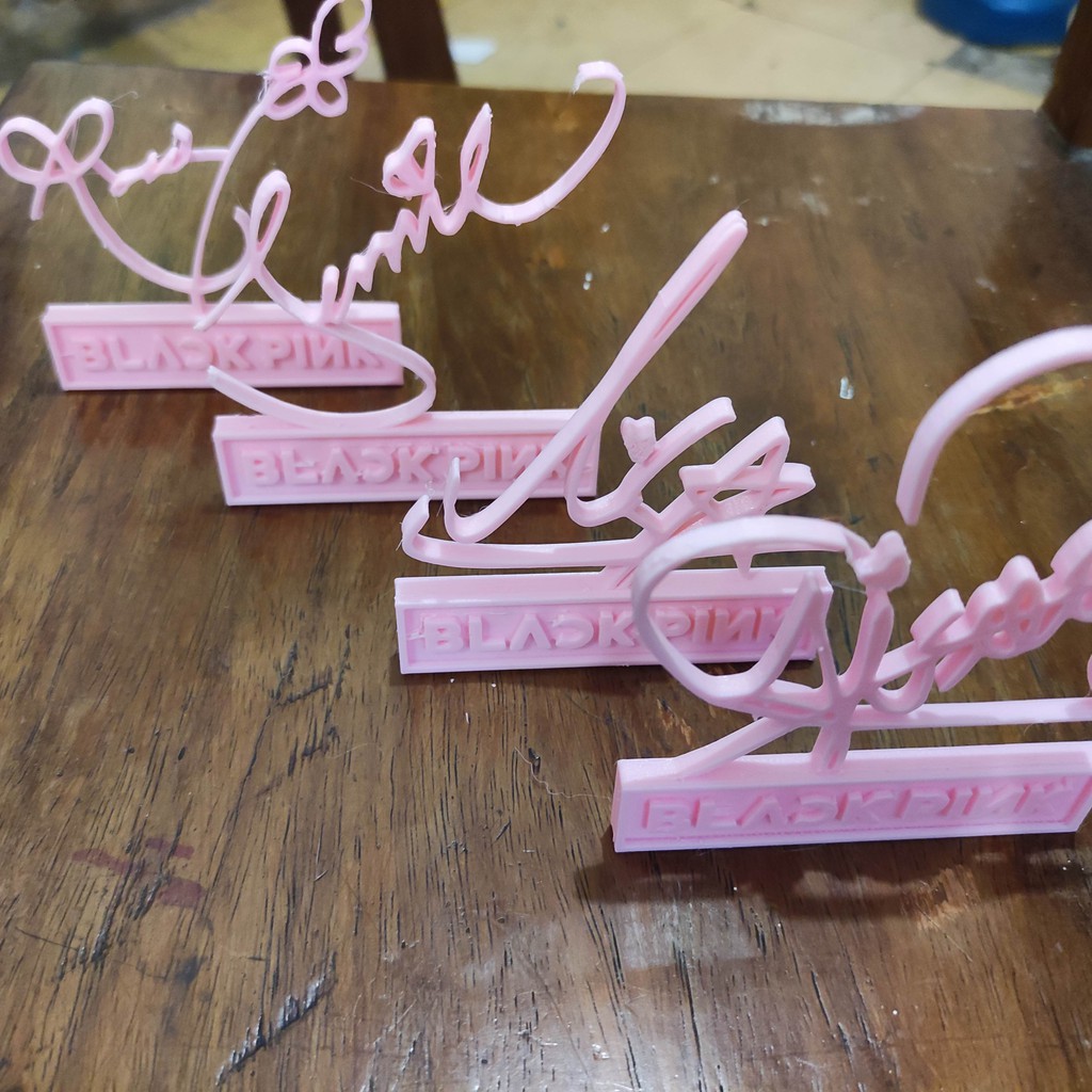 Black Pink 3d Print Autograph Original desinger and Black Pink 3d Print Autograph Original desinger and