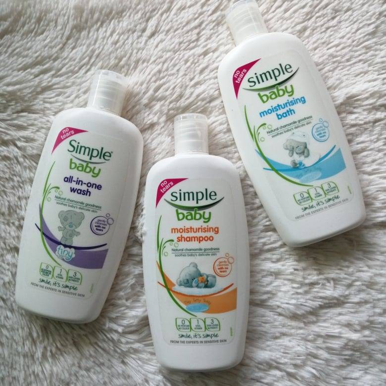 simple baby bath wash
