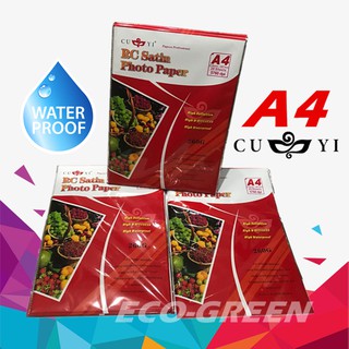 CUYI RC SATIN Photo paper 260gsm A4 size waterproof paper