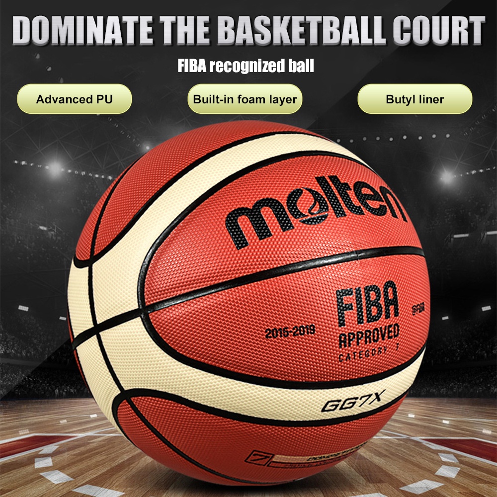 Bälle Geschmolzener Basketball GG7X Spielball für Outdoor Indoor Sportartikel 