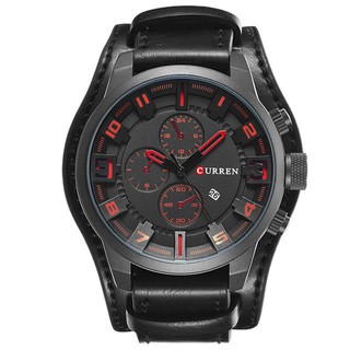 Curren Men's Watch Quartz Fashion Leather Waterproof Watches with Box 8225 #8