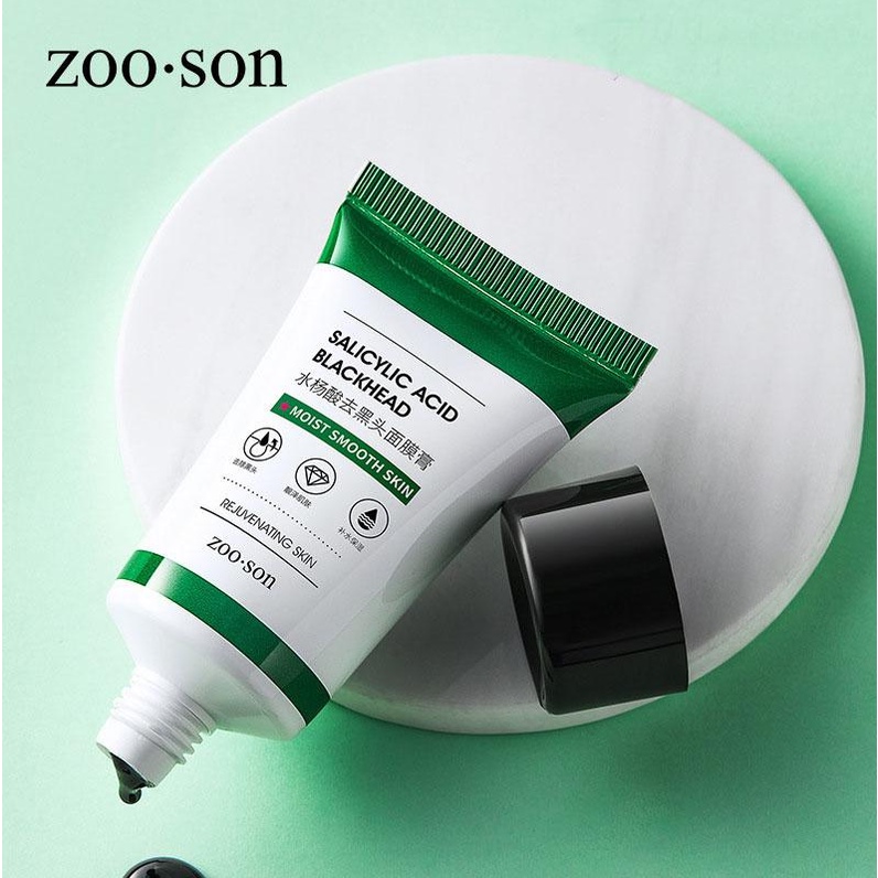 zoo son Salicylic acid Blackhead nose Mask cream cleans pores and