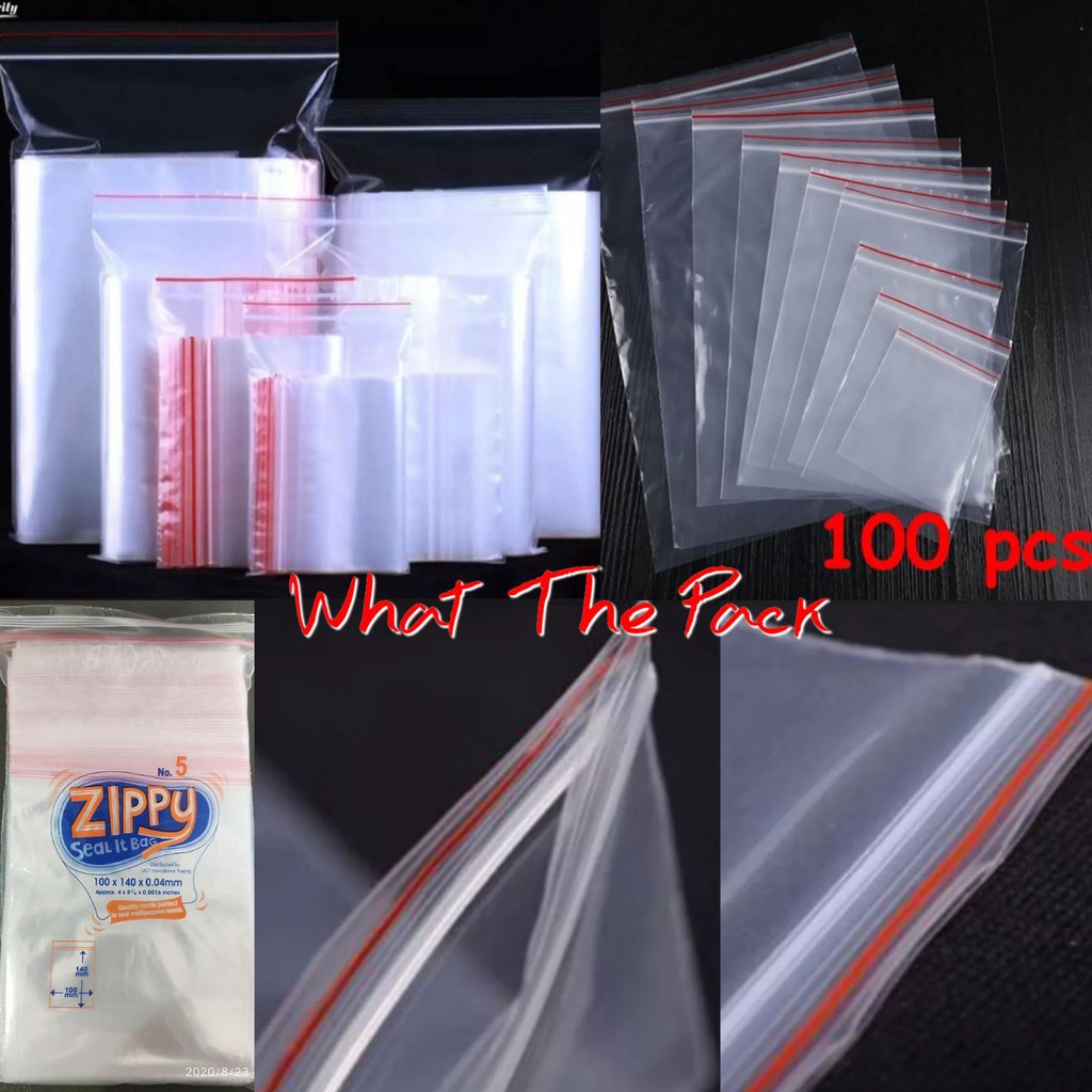 Zippy Seal it Bag Small to Medium Ziplock Pouch Resealable Zip Lock