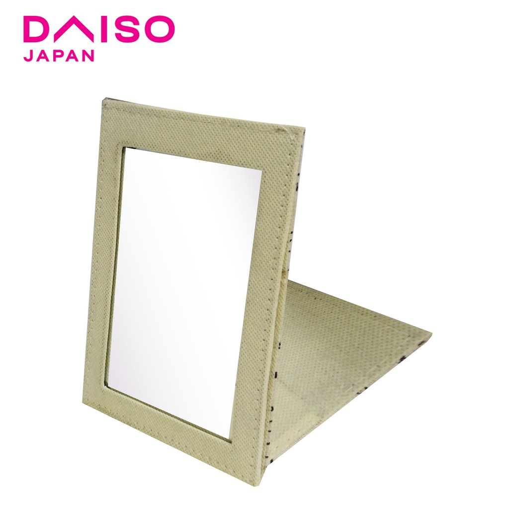 Daiso Portable Folding Mirror with Stand Shopee Philippines