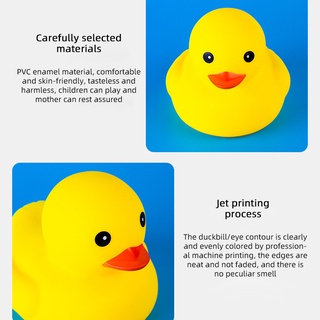 【Head Start】Kid's Small Rubber Duck Bath Toys Children's Bath Toys Baby Bathroom Pinch Called Vinyl Duck Baby Water Toys #8