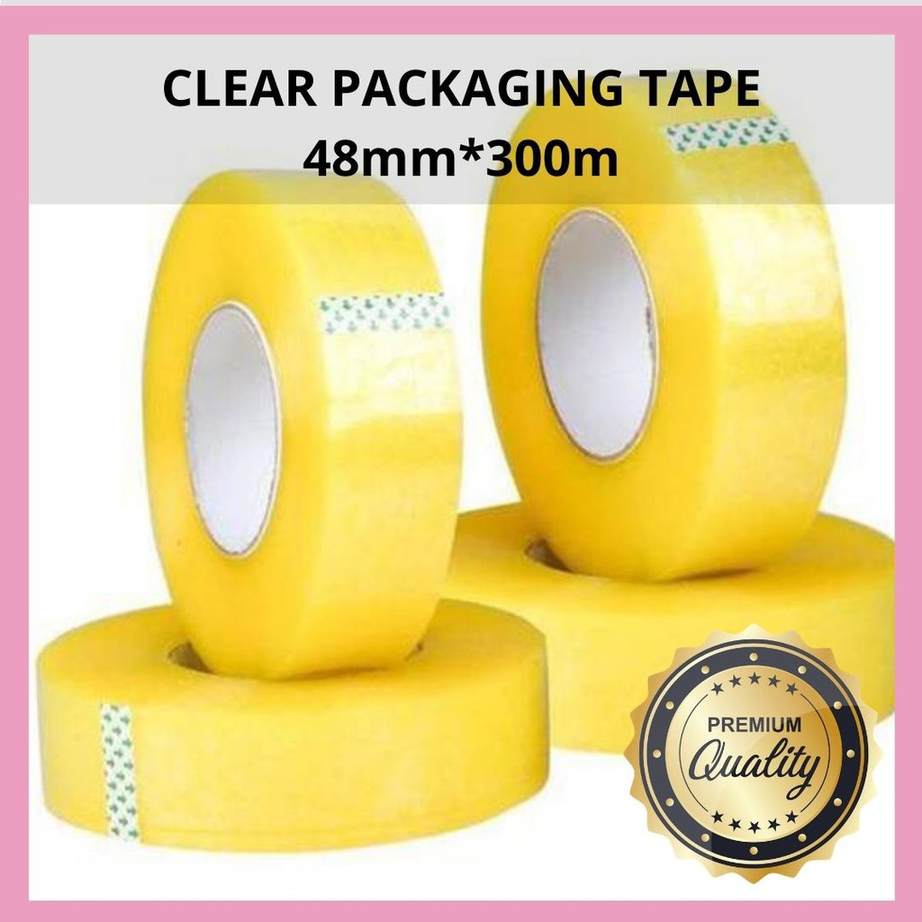 CLEAR & WIDE Packaging Tape 300mm High Quality Strong Adhesive 2 inches