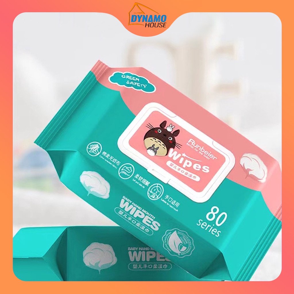 PH 80sheets Baby wipes wet tissue wipes Dynamohouse Shopee Philippines