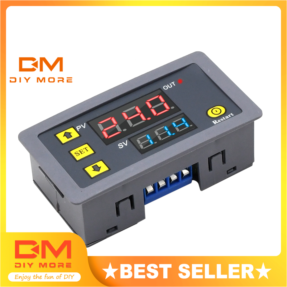 DIYMORE T3230 Dc12v And Ac 110v 220v Cycle Timer Delay Relay ...