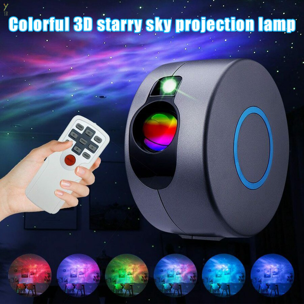 rotating galaxy night light projector