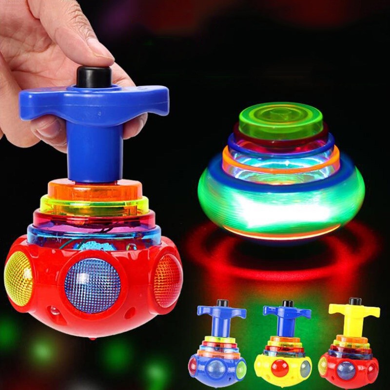 kkaabb Luminous Gyro TOY LIGHT LASER SPINNING top toy children's flash
