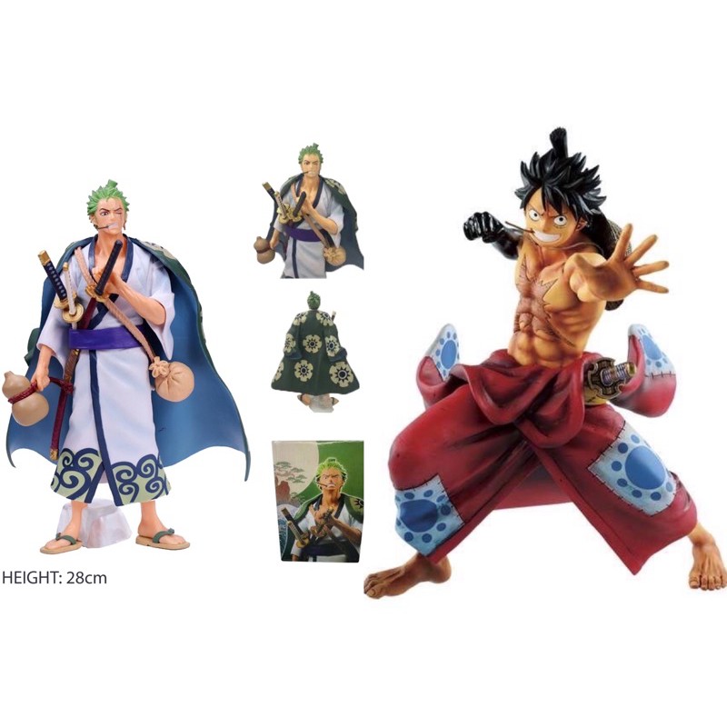 One Piece Monkey D Luffy Zoro Figure Shopee Philippines