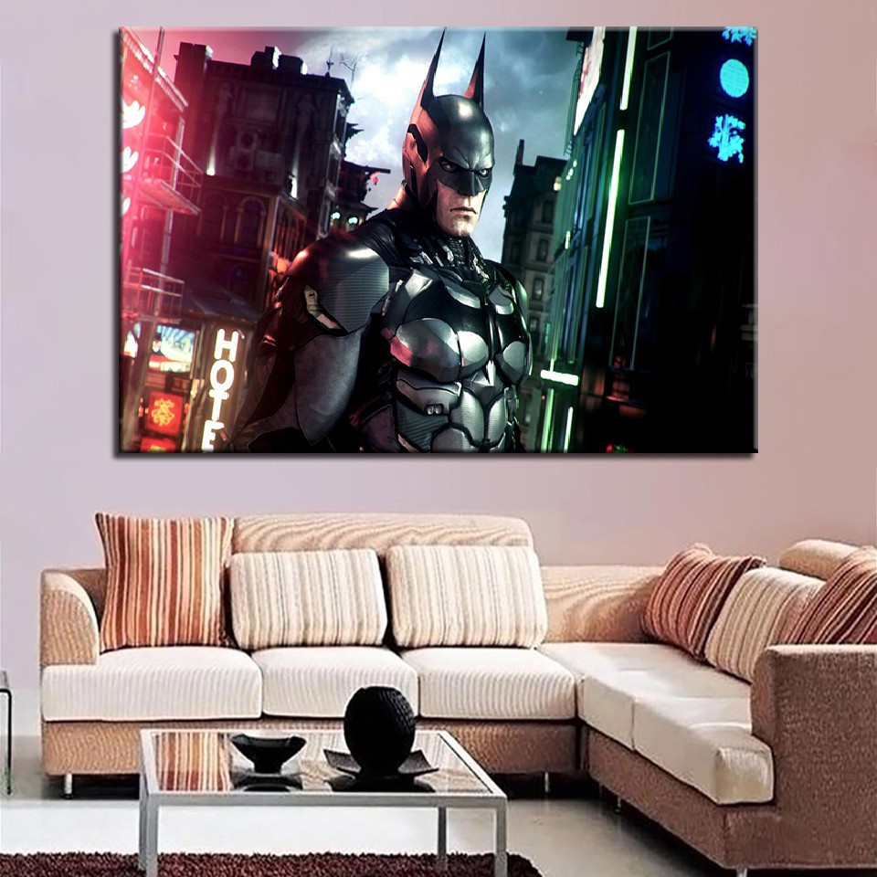 1 Pieces Batman Movie 3D Wall Modern Home Canvas Decor Landscape Oil Painting Shopee Philippines