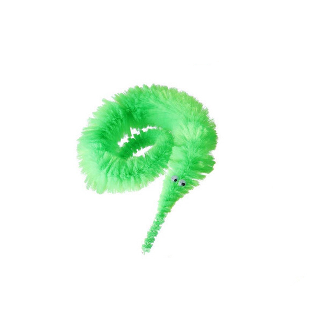 magic wiggly twisty fuzzy worm toy