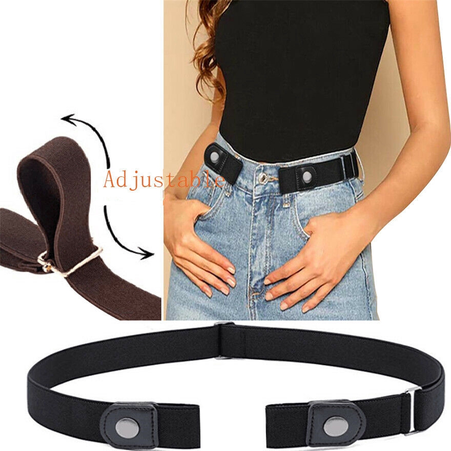 ladies elastic belts for jeans