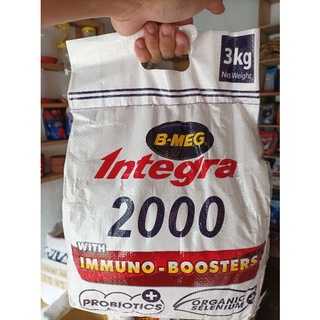 San Miguel, Bmeg, Integra 1000, 2000, 3000 by 3kg packaging.