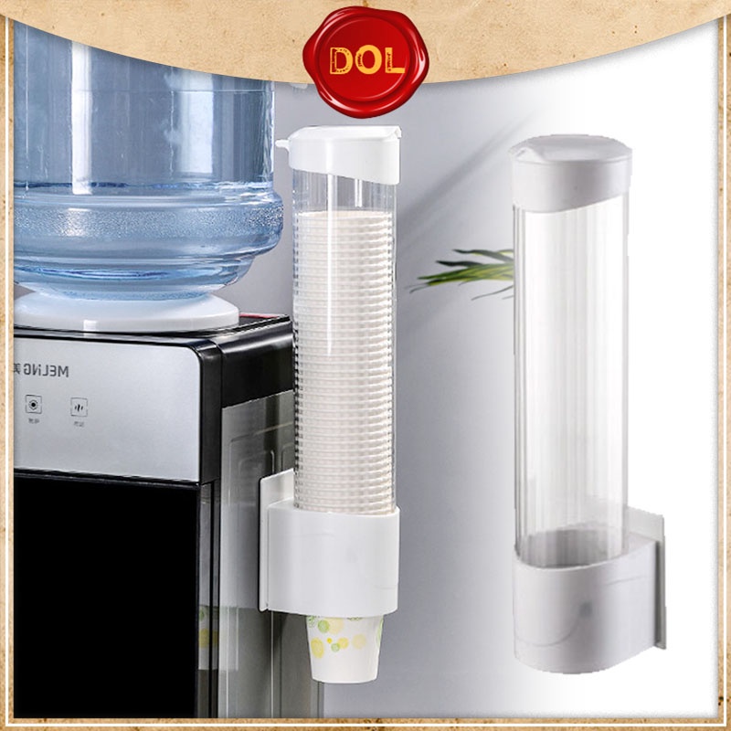 Cup Dispenser Wall Mounted Disposable Cup Holder Pull Type Cup Holder