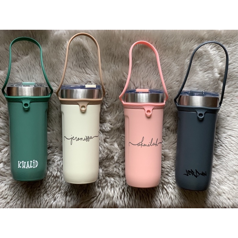 Personalized customized Tyeso Vacuum Insulated Tumbler with silicone