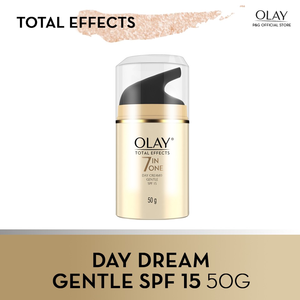 Olay Total Effects 7 Benefits Gentle Cream Moisturizer With Spf15 50g Skincare Anti Aging Shopee Philippines