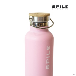 SPILE (22oz) Sakura Pink  Vacuum-Insulated Stainless Steel Flask with Free Sole (rubber)