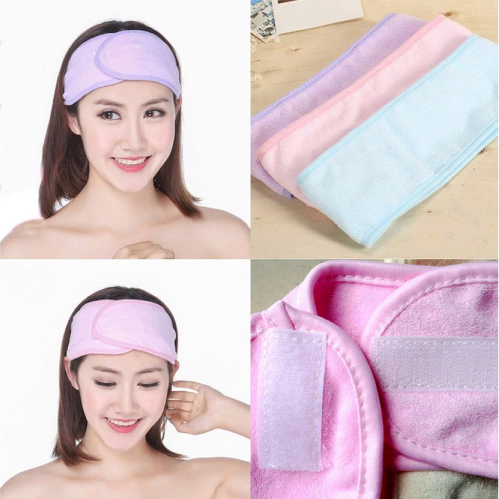 FACIAL HAIR SPA HEADBAND (Random Color) Shopee Philippines