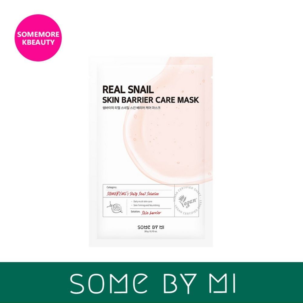 Some By Mi Real Snail Skin Barrier Care Mask 20g