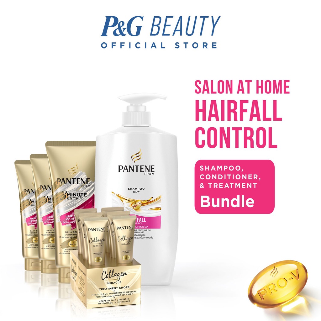 [Bundle Pack] Pantene Salon at Home Hairfall Control | Shopee Philippines