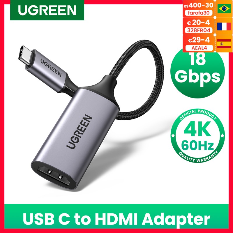 UGREEN USB C to HDMI Adapter 4K/60Hz for TV Box HDMI Cable for MacBook