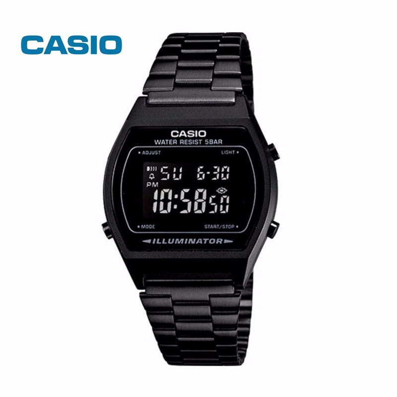 casio black vintage watch