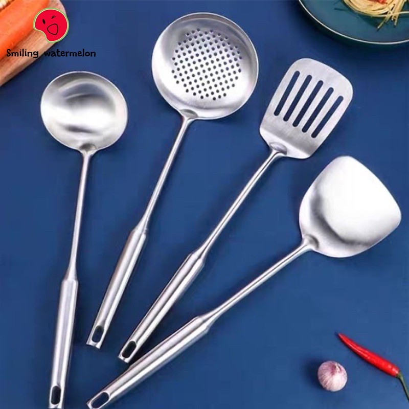 Stainless steel wok spatula/wok spoon/colander/Frying spatula Shopee