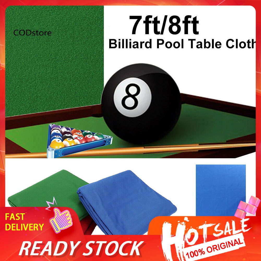 Codprofessional Billiard Pool Table Cloth Mat Replacement Felt Cover For 7 8ft Shopee Philippines
