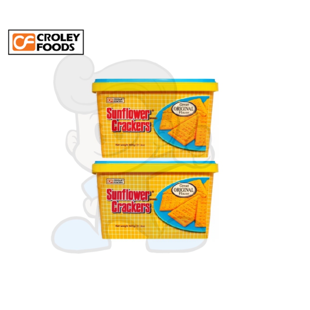 Croley Foods Sunflower Crackers Great Original Flavor (2 x 600 g