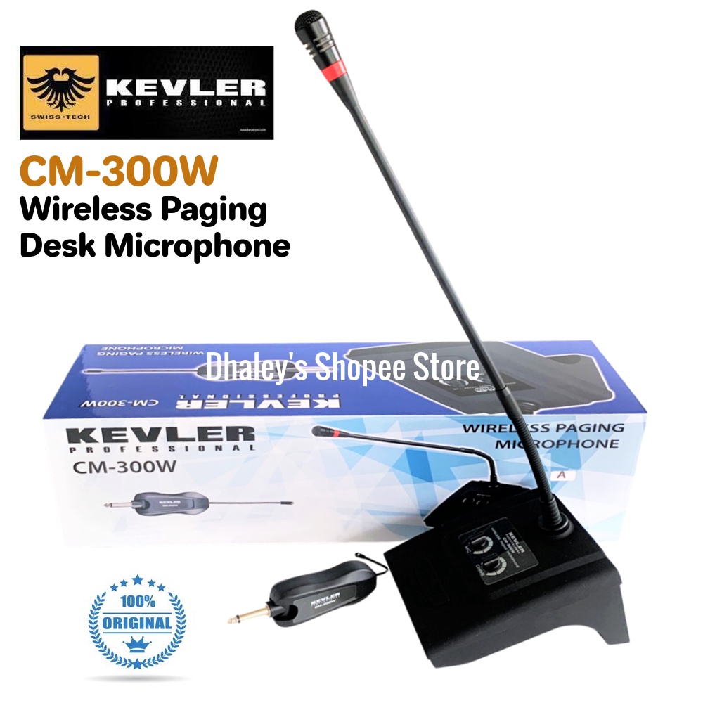 Original Kevler CM300W Wireless Paging Desk Microphone Desk Mic with Chime Shopee Philippines