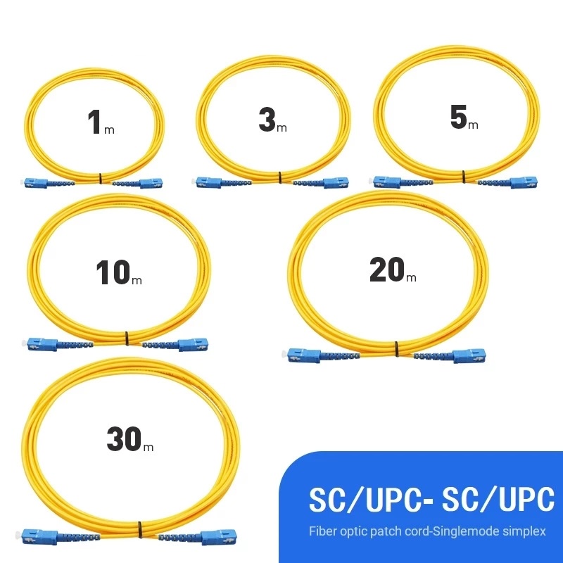 SC UPC to SC UPC 2.0/3.0mm 2m/3m/5m/10m/15m Fiber Patch Cable, Jumper ...