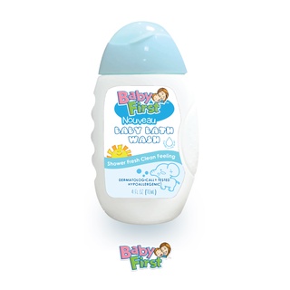 Baby First Nouveau Baby Bath Wash 650ml Milk Scent + FREE 110ml #5