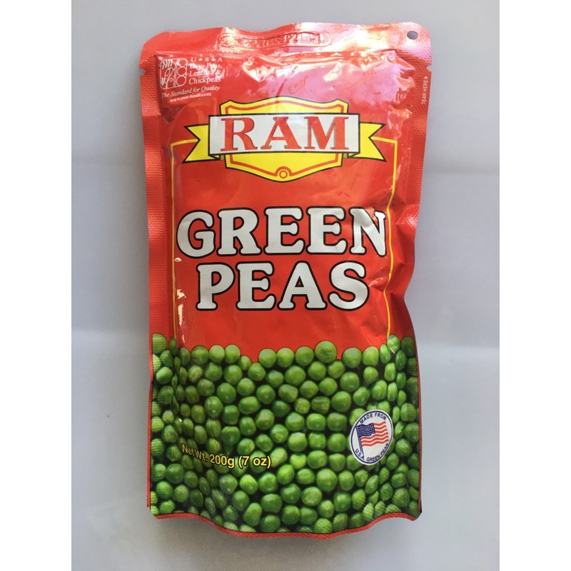 Ram Green Peas 200g, 100g Shopee Philippines