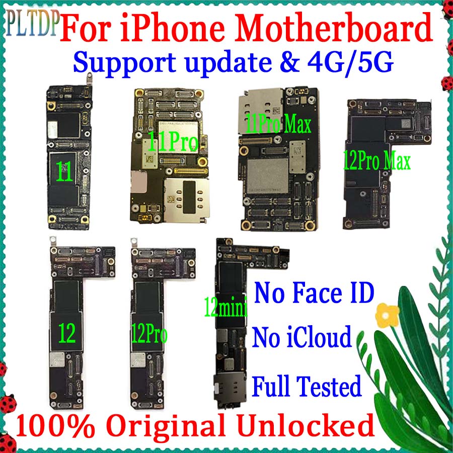 64GB 128GB 256GB No Face ID For iPhone 11 /11pro/11Promax/12 pro max/12 mini Motherboard Support Upd #2