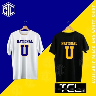 NATIONAL UNIVERSITY SHIRT NU Bulldogs Campus shirt UAAP Quality print and Shirt #5
