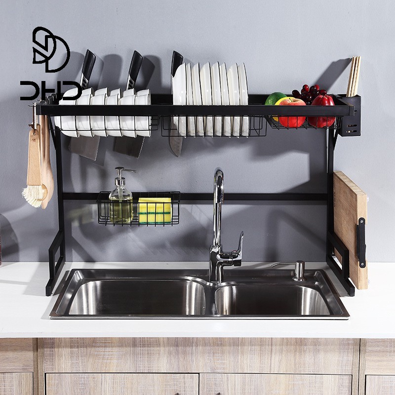 65CM 85CM Space Saver Over Sink stainless steel kitchen shelf rack