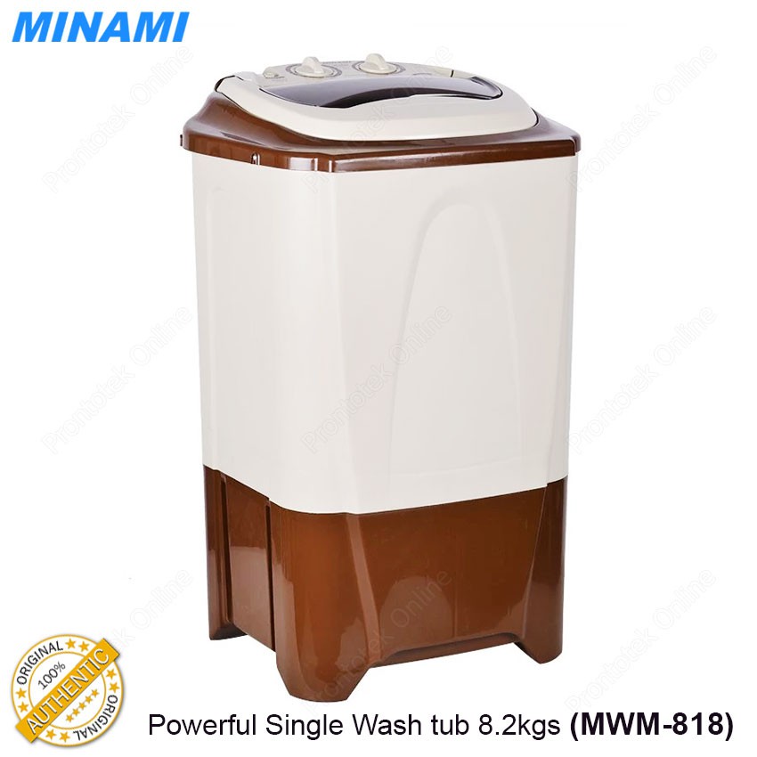 Minami Washing Machine Single Tub Brown