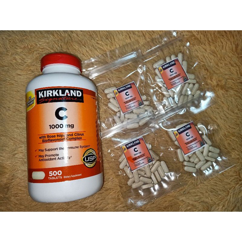 COD Original Kirkland Vitamin C 1000 mg (30 tabs) Shopee Philippines