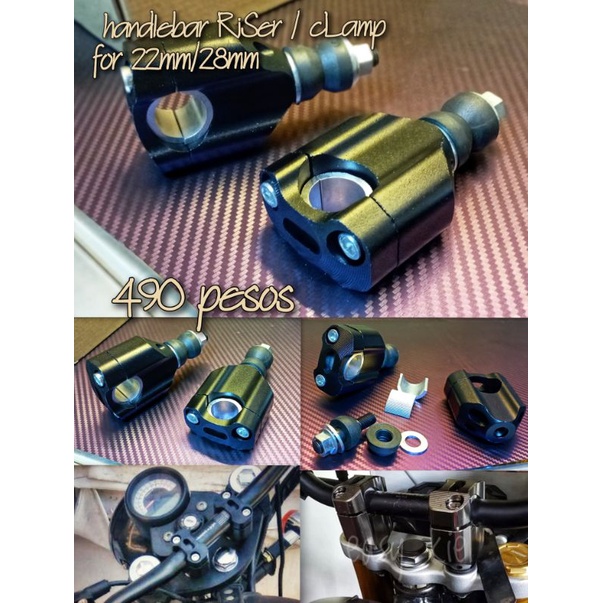 22mm 28mm 0handle bar riser clamp conversion rusi classic250 ns200