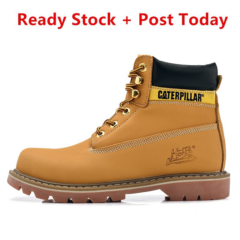 caterpillar soft toe boots