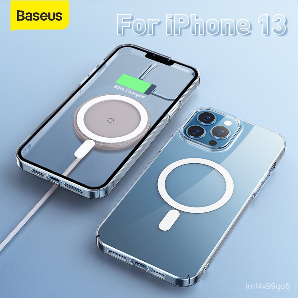 Baseus Transparent Magnetic Phone Case for iPhone 13 Pro Max 13pro .