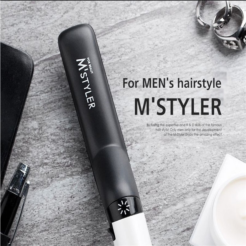 Hair Styling M Styler Men S All In One Ceramic Iron Comb Shopee