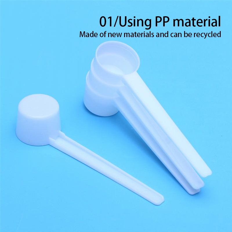 10pcs/set 5g Plastic Measuring Spoons Coffee Protein Milk Powder Scoop Kitchen Measuring Cups