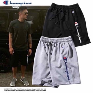 champion cotton shorts with pockets